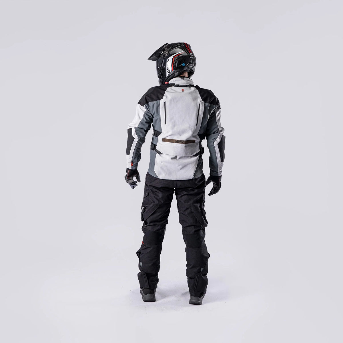 Leatt ADV DriTour 5.5 Motorradjacke, wasserdicht (20.000 mm Wassersäule), AA-zertifiziert, Stahlgrau