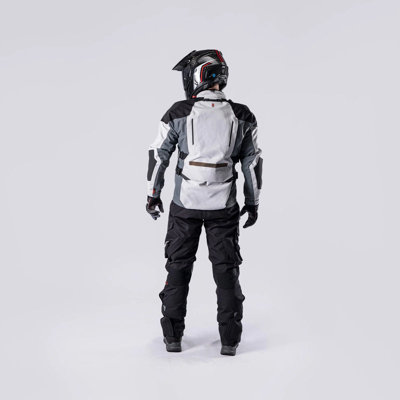 Leatt ADV DriTour 5.5 Motorradjacke, wasserdicht (20.000 mm Wassersäule), AA-zertifiziert, Stahlgrau