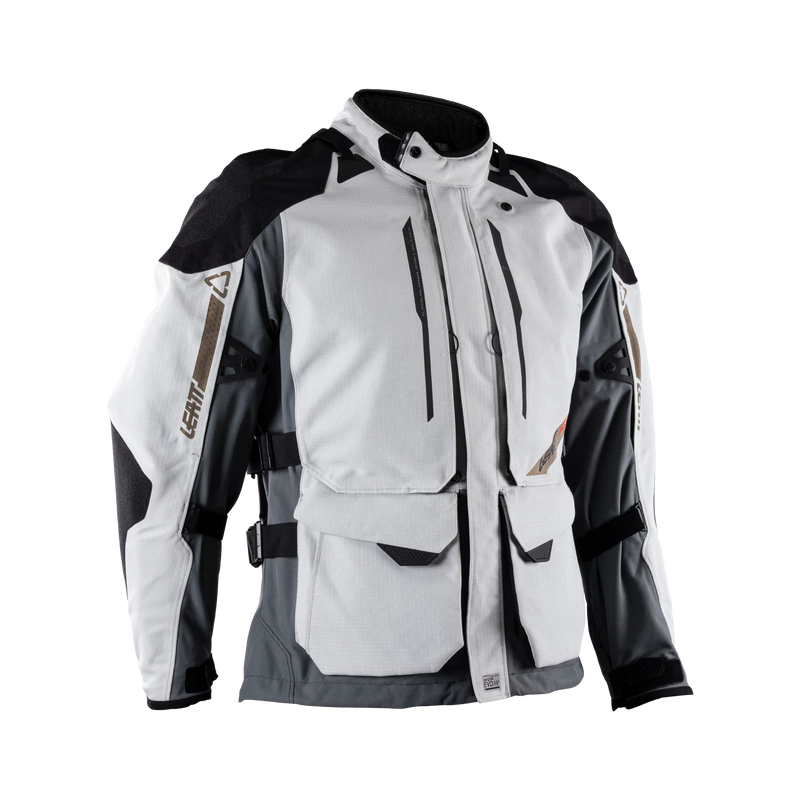 Leatt ADV DriTour 5.5 Motorradjacke, wasserdicht (20.000 mm Wassersäule), AA-zertifiziert, Stahlgrau