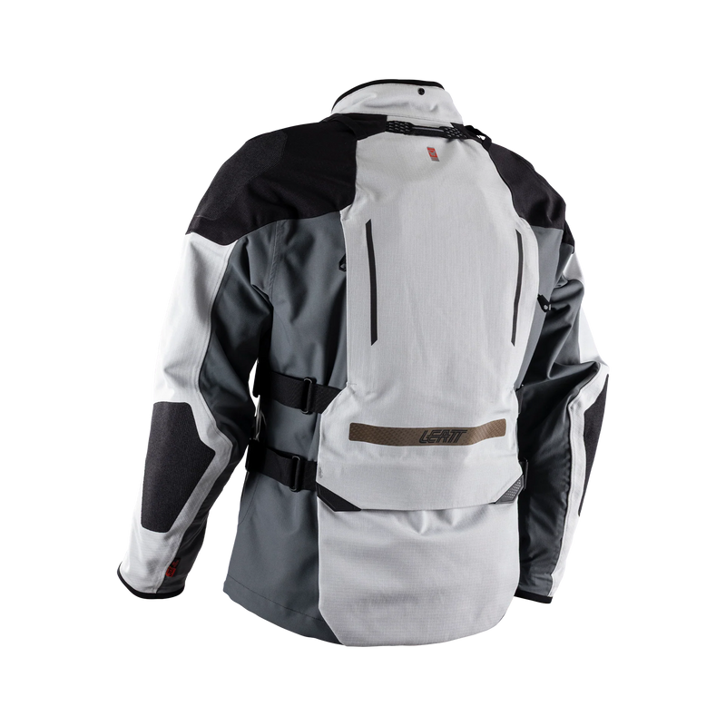 Leatt ADV DriTour 5.5 Motorradjacke, wasserdicht (20.000 mm Wassersäule), AA-zertifiziert, Stahlgrau