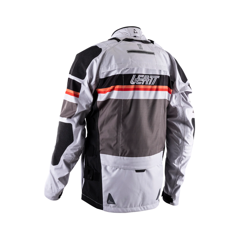 Leatt ADV Rally 7.5 HydraDri Max 30K Wasserdichte Adventure-Motorradjacke, Grau