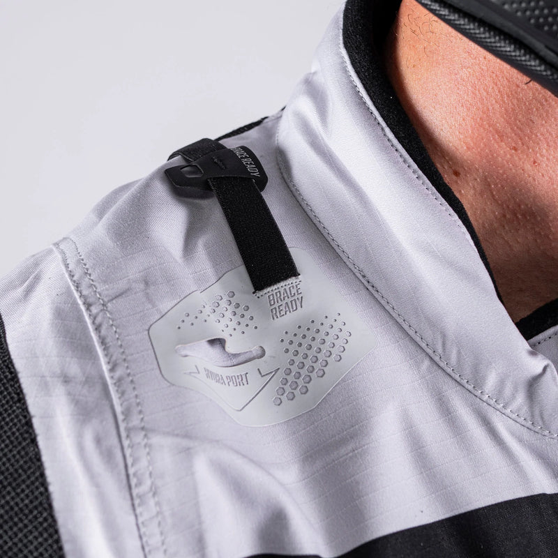 Leatt ADV Rally 7.5 HydraDri Max 30K Wasserdichte Adventure-Motorradjacke, Grau