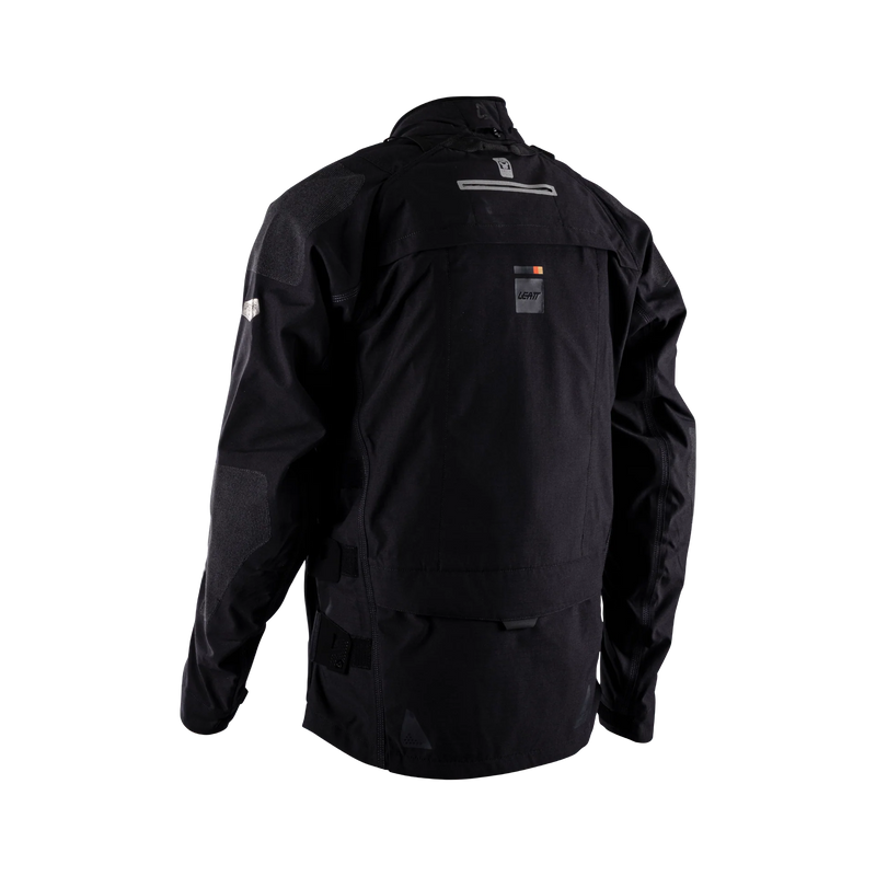 Leatt ADV Rally 7.5 Motorradjacke, wasserdicht bis 30.000 mm Wassersäule, Adventure Hydradri Max, schwarz/grau
