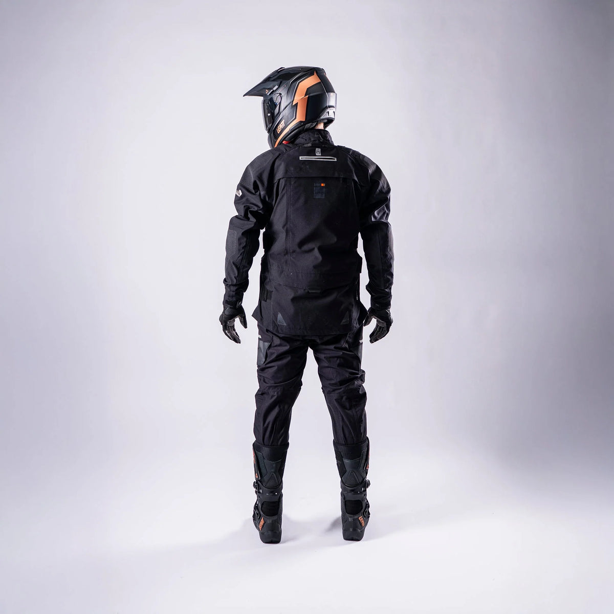 Leatt ADV Rally 7.5 Motorradjacke, wasserdicht bis 30.000 mm Wassersäule, Adventure Hydradri Max, schwarz/grau