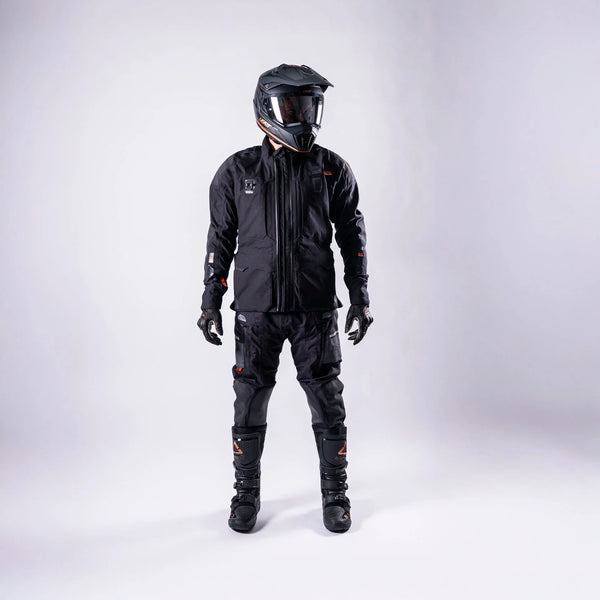 Leatt ADV Rally 7.5 motorjas waterdicht 30K adventure hydradri max zwart grijs