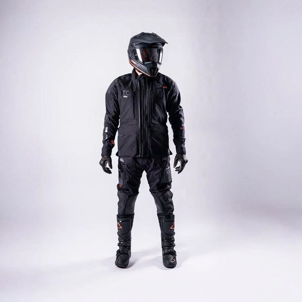 Leatt ADV Rally 7.5 motorjas waterdicht 30K adventure hydradri max zwart grijs