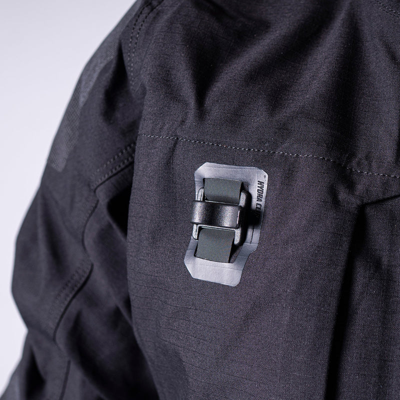 Leatt ADV Rally 7.5 Motorradjacke, wasserdicht bis 30.000 mm Wassersäule, Adventure Hydradri Max, schwarz/grau