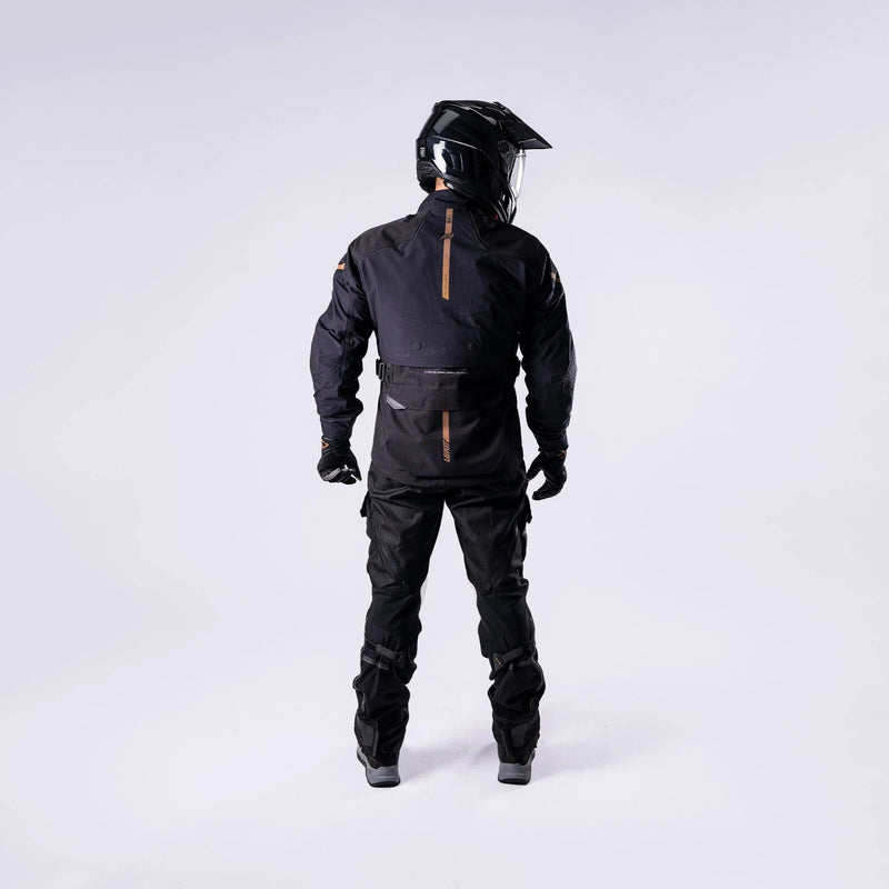 Leatt ADV 8.5 MultiTour Motorradjacke, 35.000 mm wasserdicht, AA-zertifiziert, 5-in-1, schwarz/grau