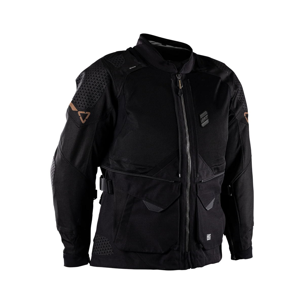 Leatt ADV 8.5 MultiTour Motorradjacke, 35.000 mm wasserdicht, AA-zertifiziert, 5-in-1, schwarz/grau