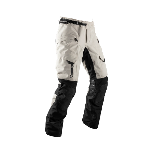 Leatt ADV DriTour 5.5 Motorradhose, wasserdicht, 20.000 mm Wassersäule, AA-Level-2-Protektoren, Sandbraun