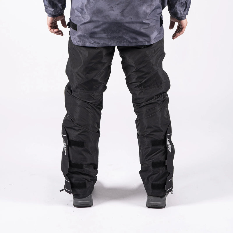 Leatt ADV Rain Cover motorcycle rain pants black waterproof