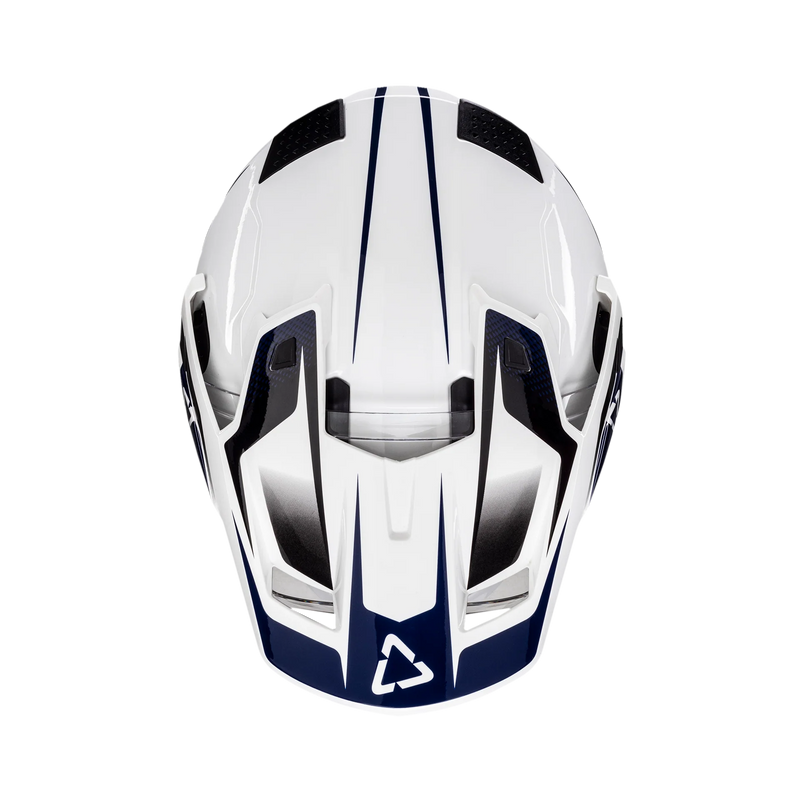 Leatt ADV 8.5 Adventure-Motorradhelm ECE 22.06 mit photochromem Visier, Königsblau/Rot