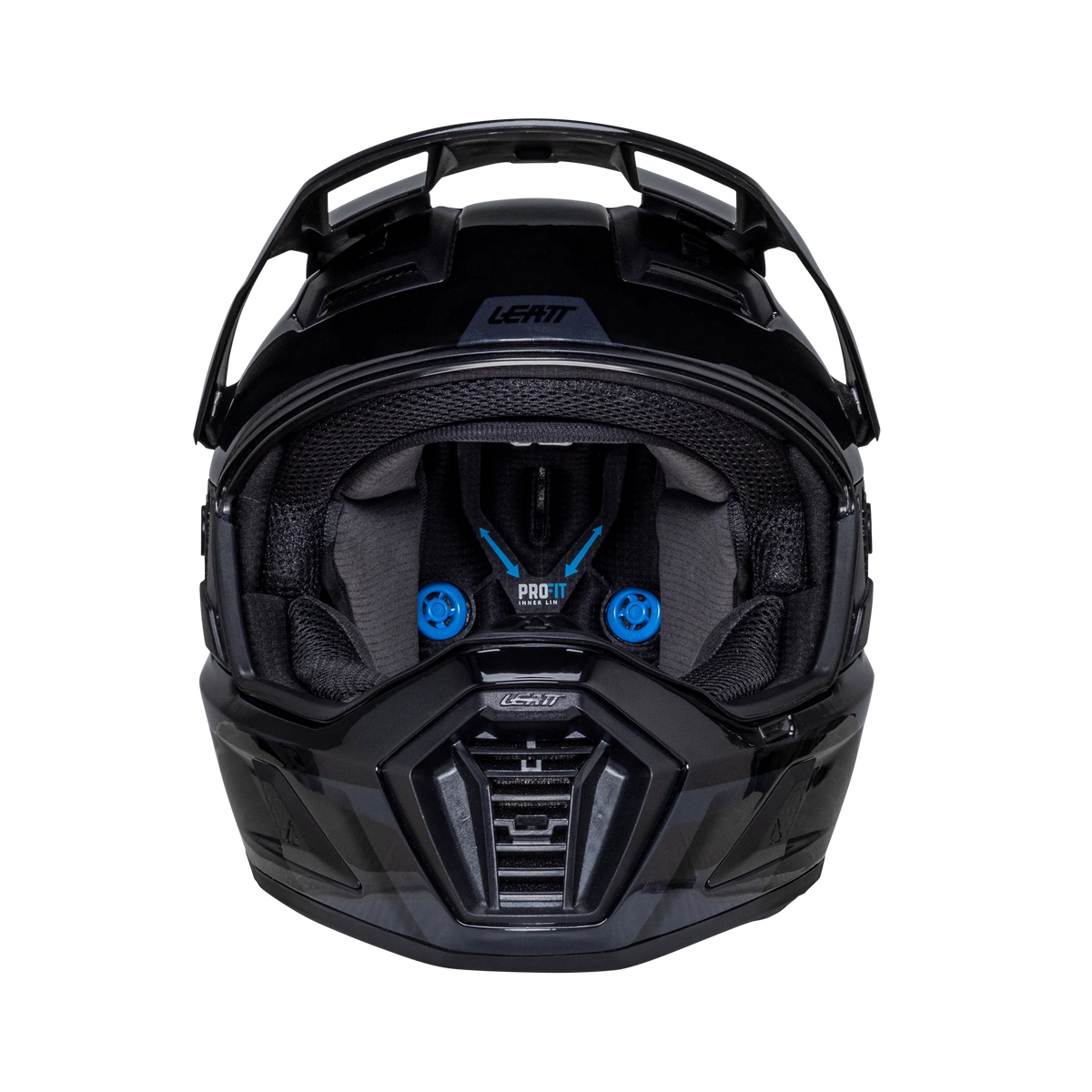 Leatt ADV 8.5 motorcycle helmet kit ECE 22.06 with photochromic visor Stealth Black/Gray