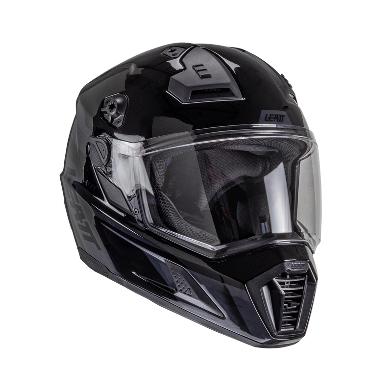 Leatt ADV 8.5 motorcycle helmet kit ECE 22.06 with photochromic visor Stealth Black/Gray