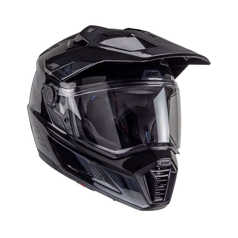 Leatt ADV 8.5 motorcycle helmet kit ECE 22.06 with photochromic visor Stealth Black/Gray