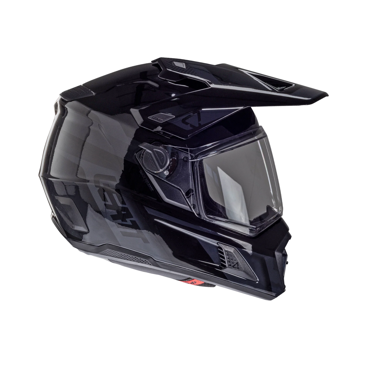 Leatt ADV 8.5 motorcycle helmet kit ECE 22.06 with photochromic visor Stealth Black/Gray