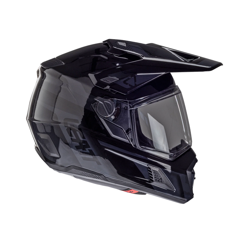 Leatt ADV 8.5 motorcycle helmet kit ECE 22.06 with photochromic visor Stealth Black/Gray