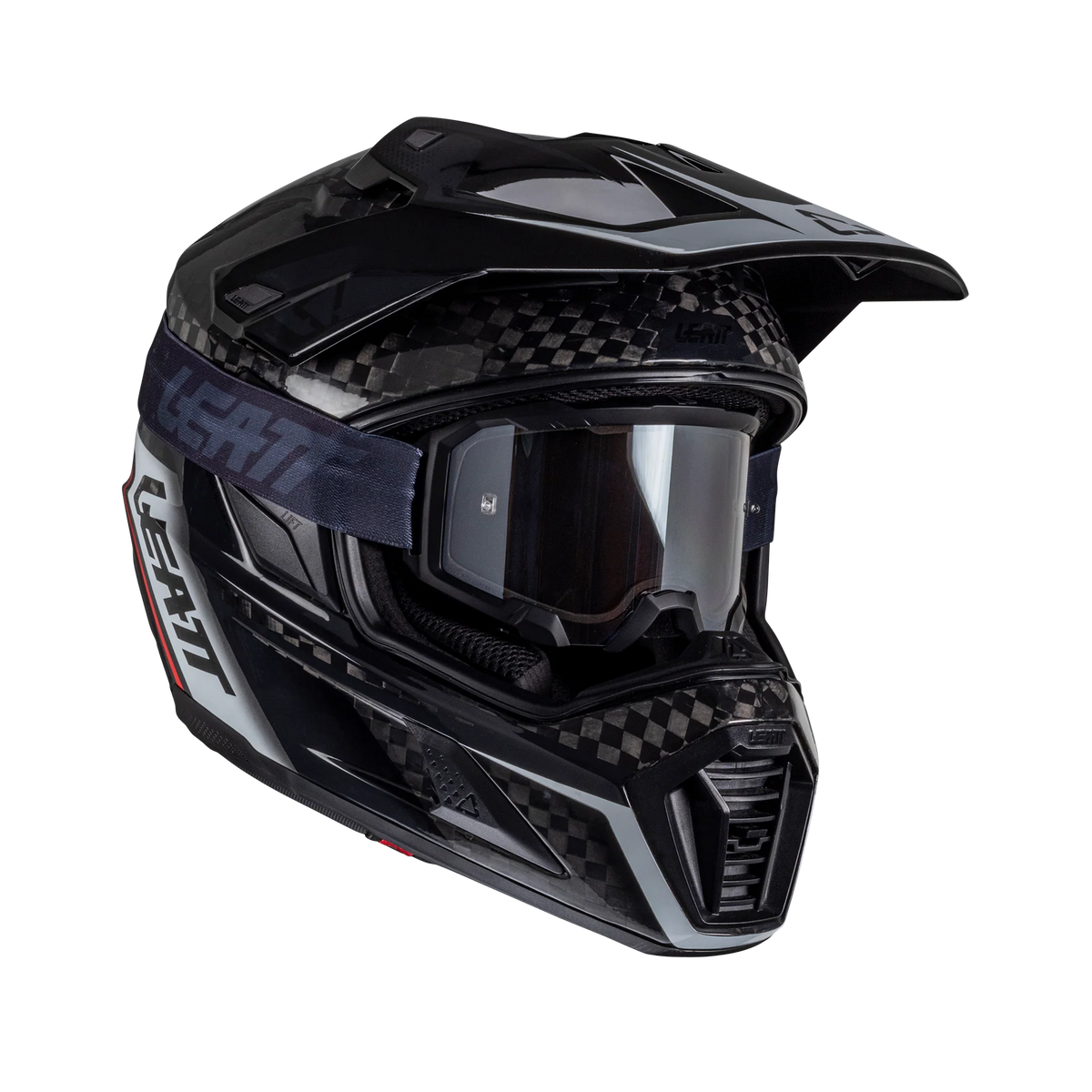 Leatt ADV 9.5 Carbon adventure motorcycle helmet ECE 22.06 with photochromic visor Black