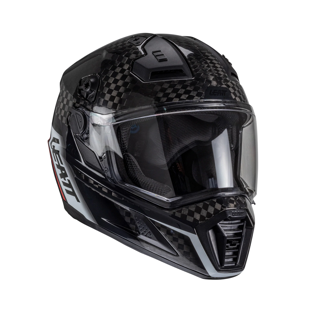 Leatt ADV 9.5 Carbon adventure motorcycle helmet ECE 22.06 with photochromic visor Black