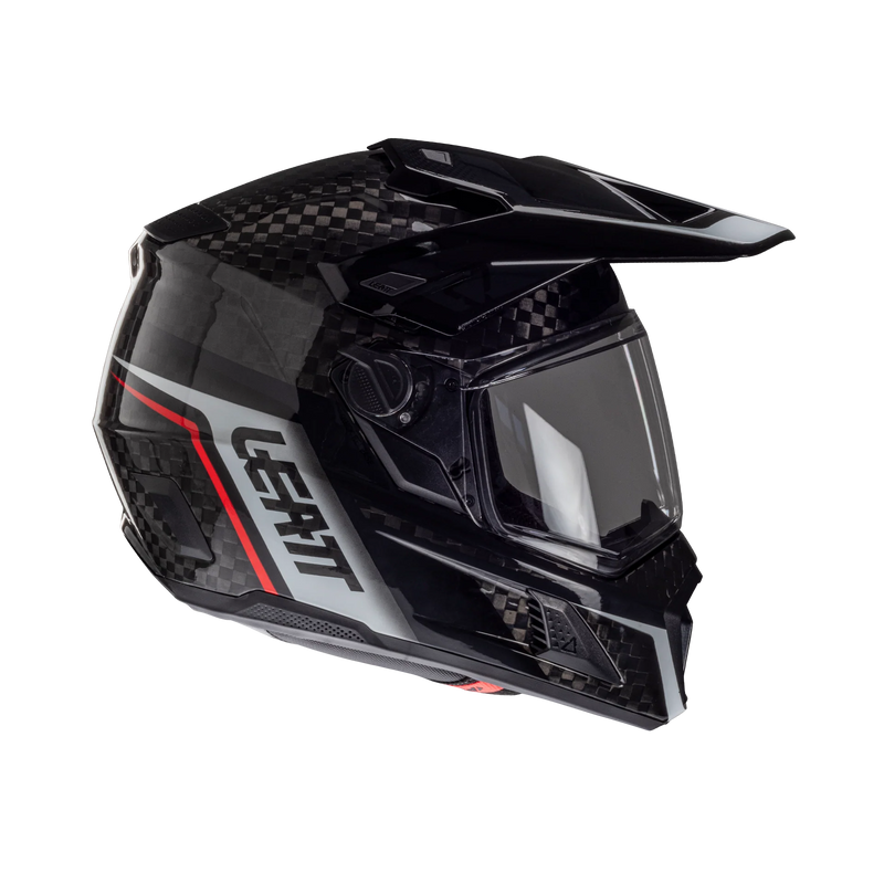 Leatt ADV 9.5 Carbon adventure motorcycle helmet ECE 22.06 with photochromic visor Black