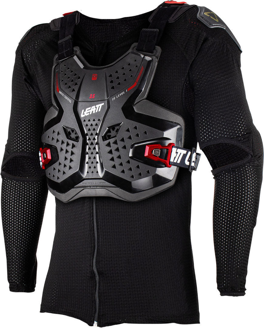 Junior Leatt Body Protector 3.5 Black/Red For Kids