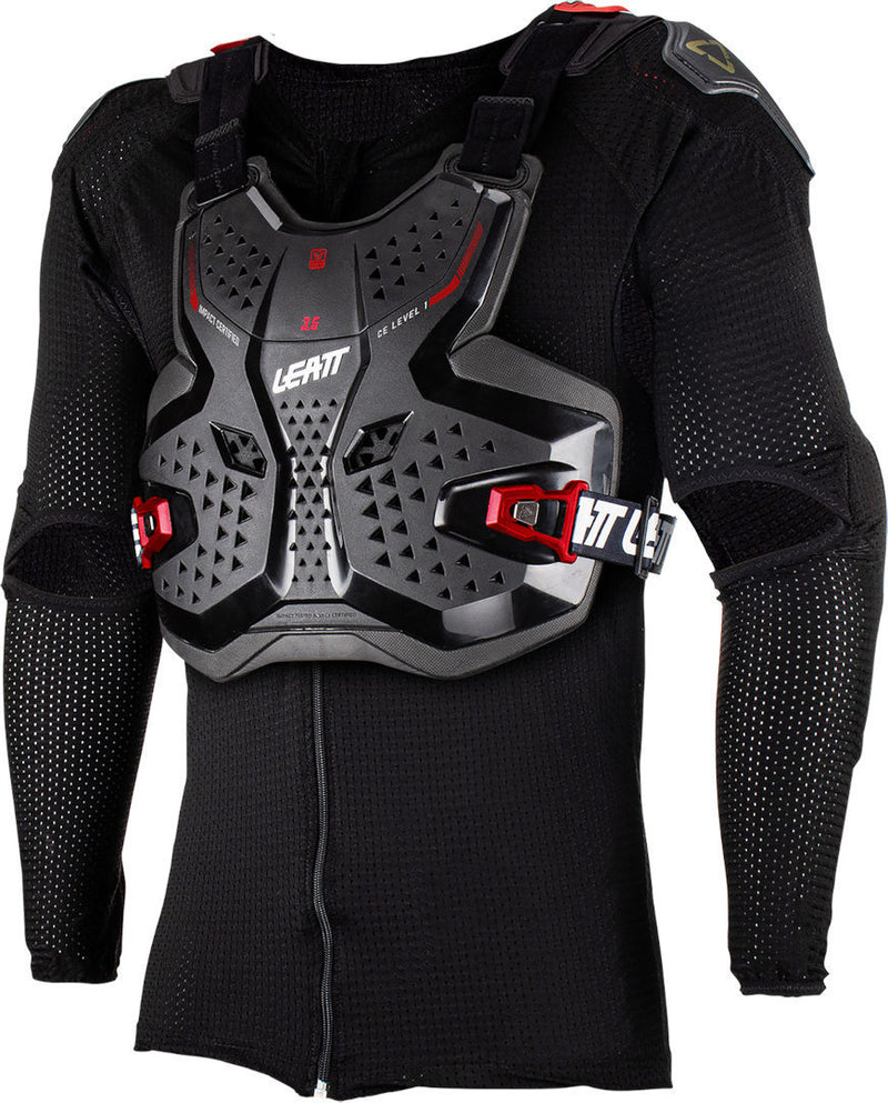 Junior Leatt Body Protector 3.5 Black/Red For Kids