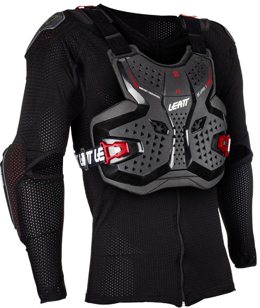 Junior Leatt Body Protector 3.5 Black/Red For Kids
