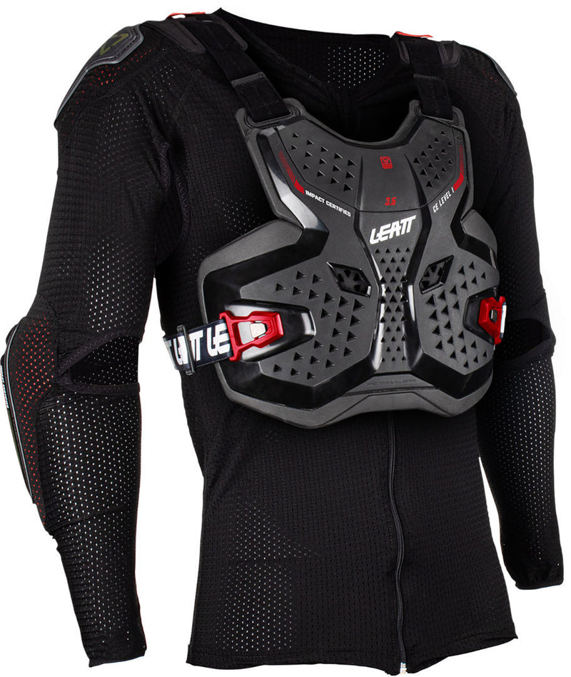 Junior Leatt Body Protector 3.5 Black/Red For Kids