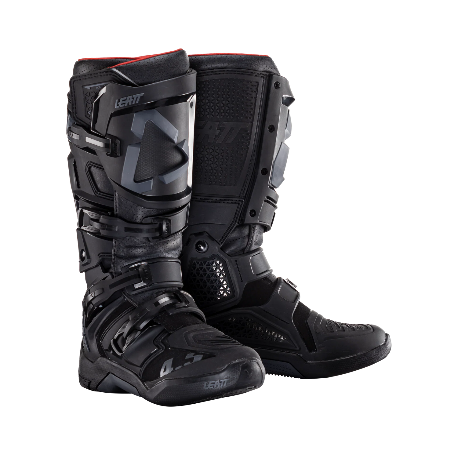 Leatt Moto 4.5 Motorradstiefel – Motocross-Stiefel Schwarz