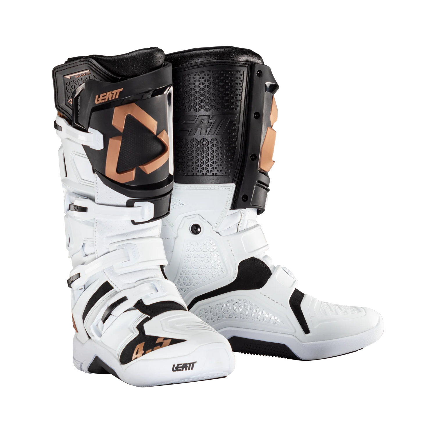 Leatt Moto 4.5 Motorradstiefel – Motocross-Stiefel Weiß
