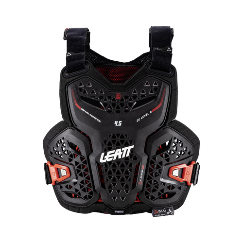 Junior Leatt Chest Protector 4.5 Hybrid Zwart For Kids