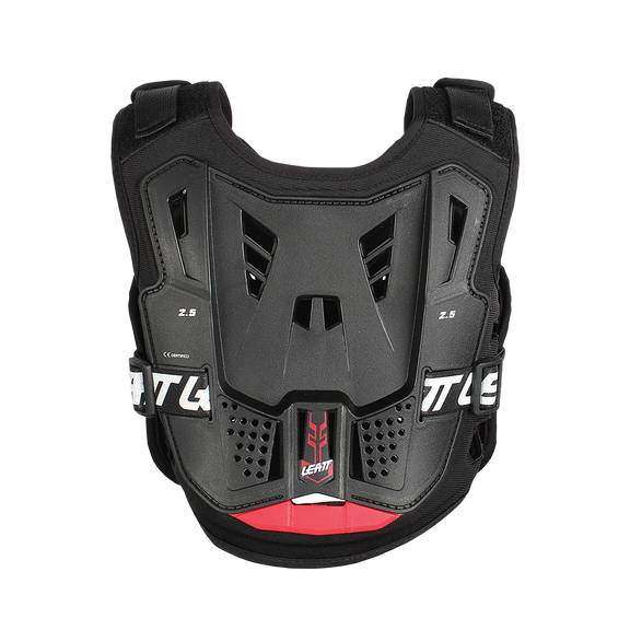 Leatt 2.5 Mini Junior Borstbeschermer Zwart en rood, productfoto 1