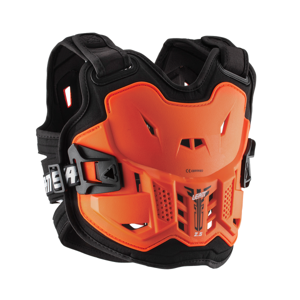 Leatt 2.5 Mini Junior Borstbeschermer Oranje en zwart