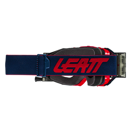 Leatt Velocity 6.5 Roll-Off Motocross Goggles Red/Blue Clear – Bulletproof MX & Enduro Goggles 83% VLT