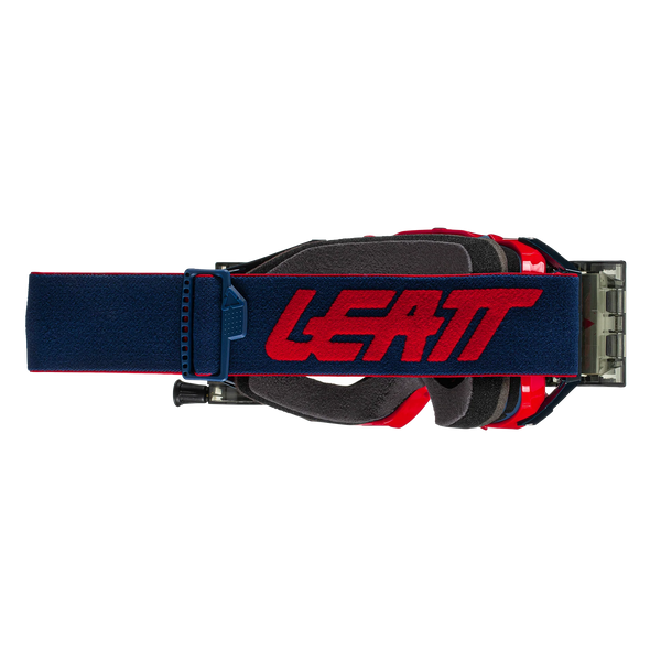 Leatt Velocity 6.5 Roll-Off Crossbrille Rot/Blau Klar – Bulletproof MX & Enduro Goggle 83% VLT