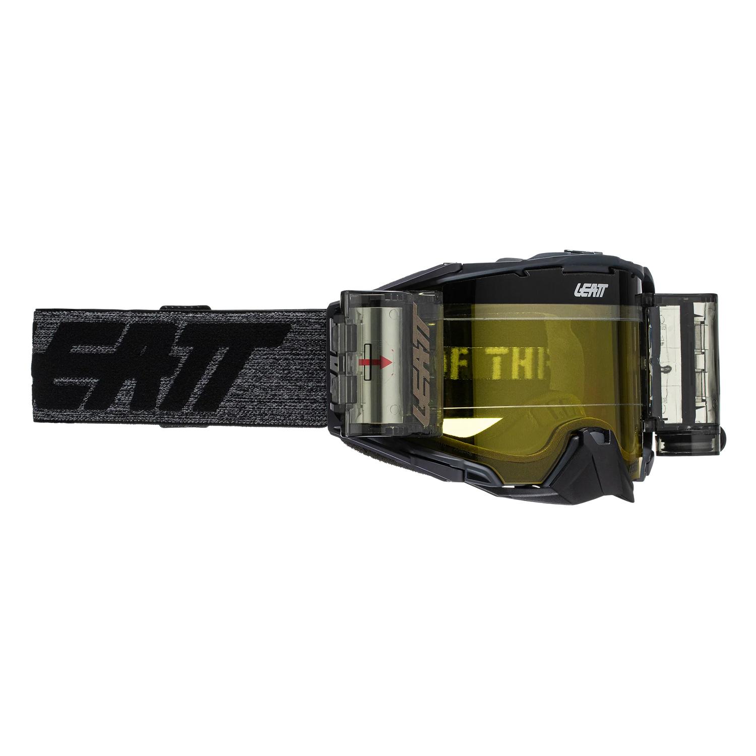 Leatt Velocity 6.5 Roll-Off Cross Goggles Graphene Grey/Yellow – Bulletproof MX & Enduro Goggles 70% VLT