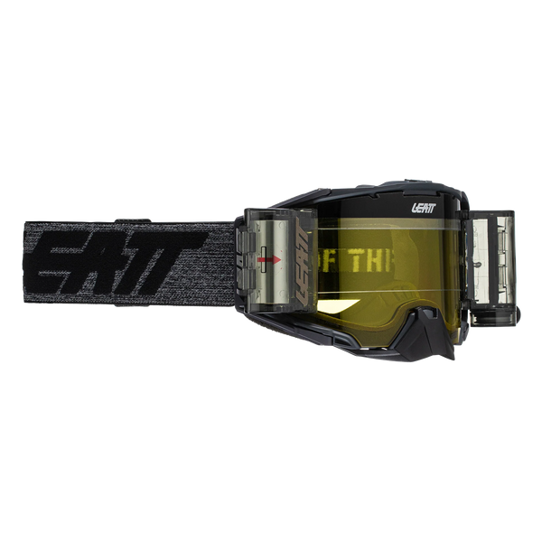 Leatt Velocity 6.5 Roll-Off Crossbrille Graphene Grey/Yellow – Bulletproof MX & Enduro Goggle 70% VLT