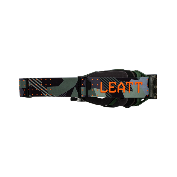 Leatt Velocity 6.5 Roll-Off Crossbrille Cactus Camo Green/Clear – Bulletproof MX & Enduro Goggle 83 % VLT
