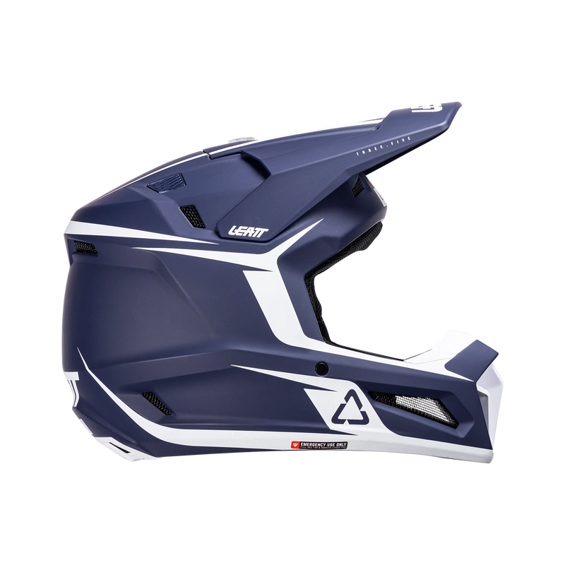 Leatt 3.5 Motorradhelm-Set ECE 22.06 mit Brille, blau
