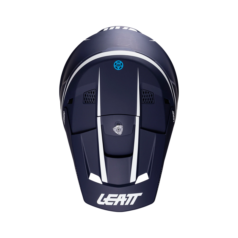 Leatt 3.5 Motorradhelm-Set ECE 22.06 mit Brille, blau