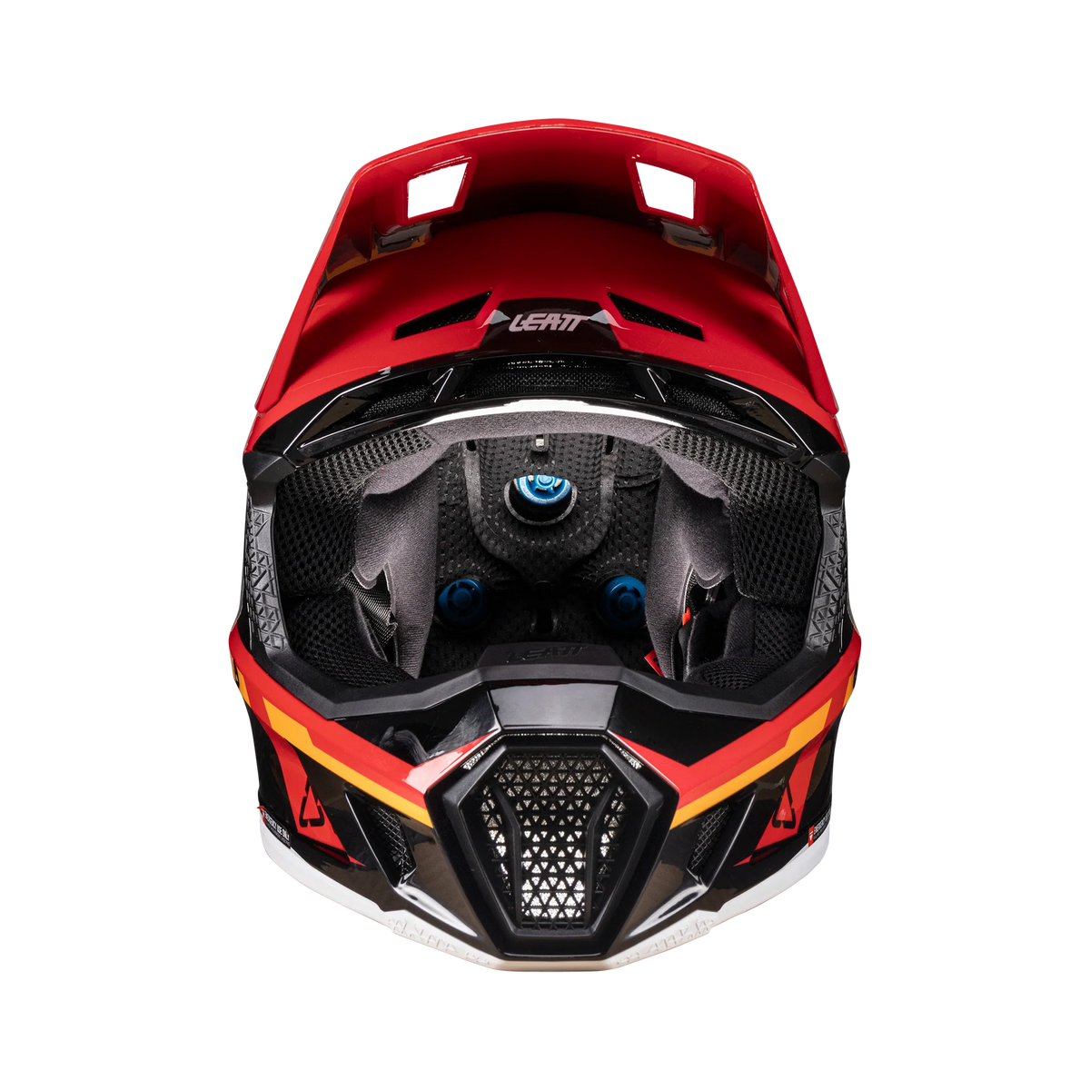 Leatt Moto 7.5 Motorradhelm-Set ECE 22.06 mit Velocity 4.5 Brille, Rot