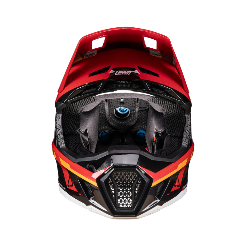 Leatt Moto 7.5 Motorradhelm-Set ECE 22.06 mit Velocity 4.5 Brille, Rot