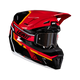 Leatt Moto 7.5 motorhelm kit ECE 22.06 met Velocity 4.5 goggles Rood