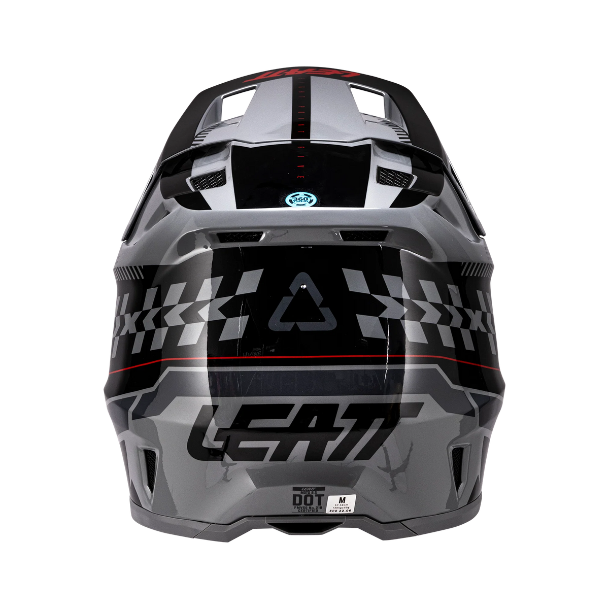 Leatt Moto 8.5 motorcycle helmet kit ECE 22.06 with Velocity 5.5 goggles Gray
