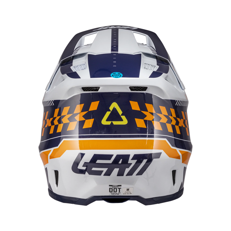 Leatt Moto 8.5 Motorradhelm-Set ECE 22.06 mit Velocity 5.5 Brille Orange