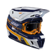 Leatt Moto 8.5 motorhelm kit ECE 22.06 met Velocity 5.5 goggles Oranje