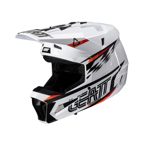 Leatt Helmet Kit Moto 3.5 Junior White V25 crossbril