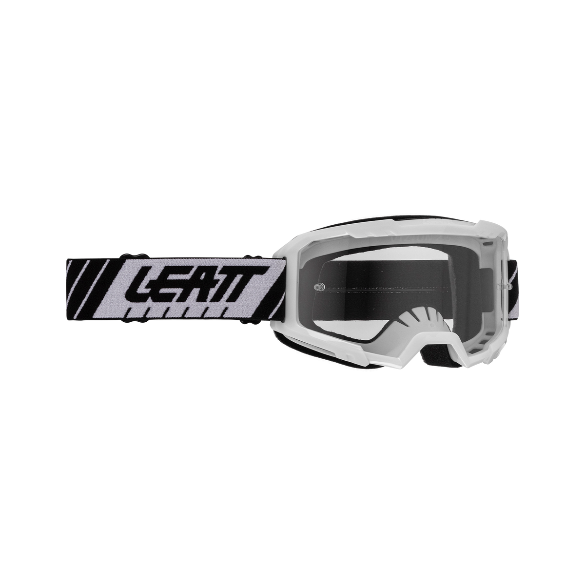 Leatt Vizion 2.5 Crossbril Wit en transparant, productfoto 2