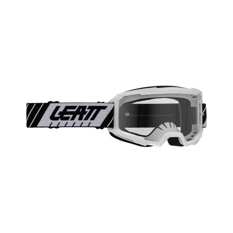 Leatt Vizion 2.5 Crossbril Wit en transparant, productfoto 2