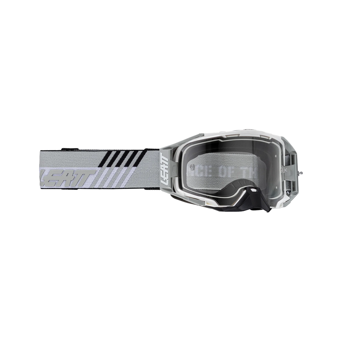 Leatt Velocity 6.5 Photochromic Motocross Goggles White/Clear Adaptive – Bulletproof MX & Enduro Goggle 37-87% VLT